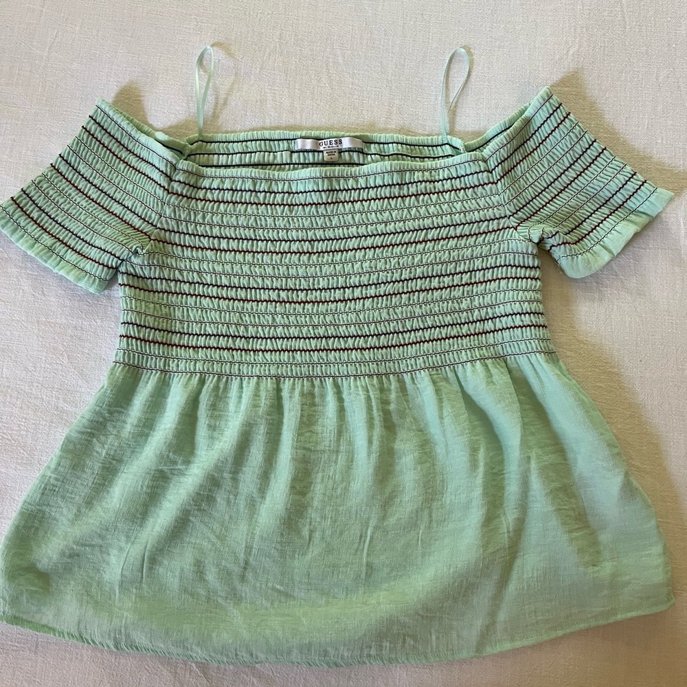 Cute GUESS original Tub Top with sleeves.